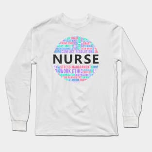 Nurse Skills gift white Long Sleeve T-Shirt